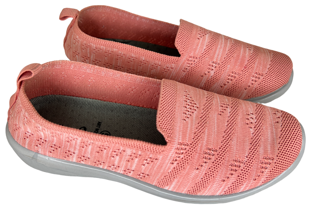 Walkaroo Ladies Peach Colored Casual and Comfortable Belly Shoes