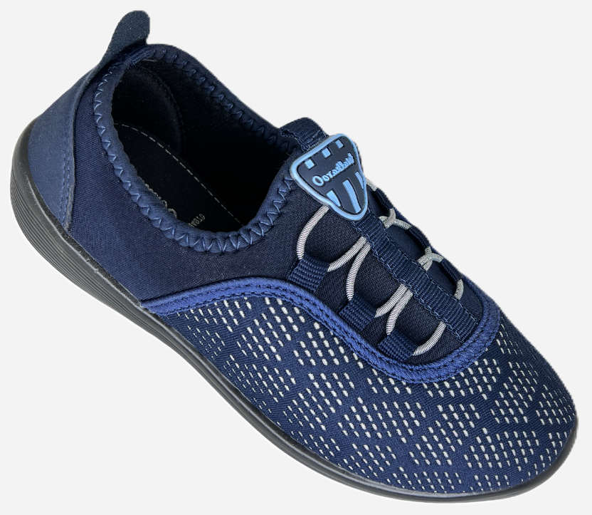 Walkaroo Ladies Navy Blue Colored Casual and Comfortable Belly Shoes